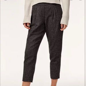 Babaton Aritzia Cohen pant cropped wool check